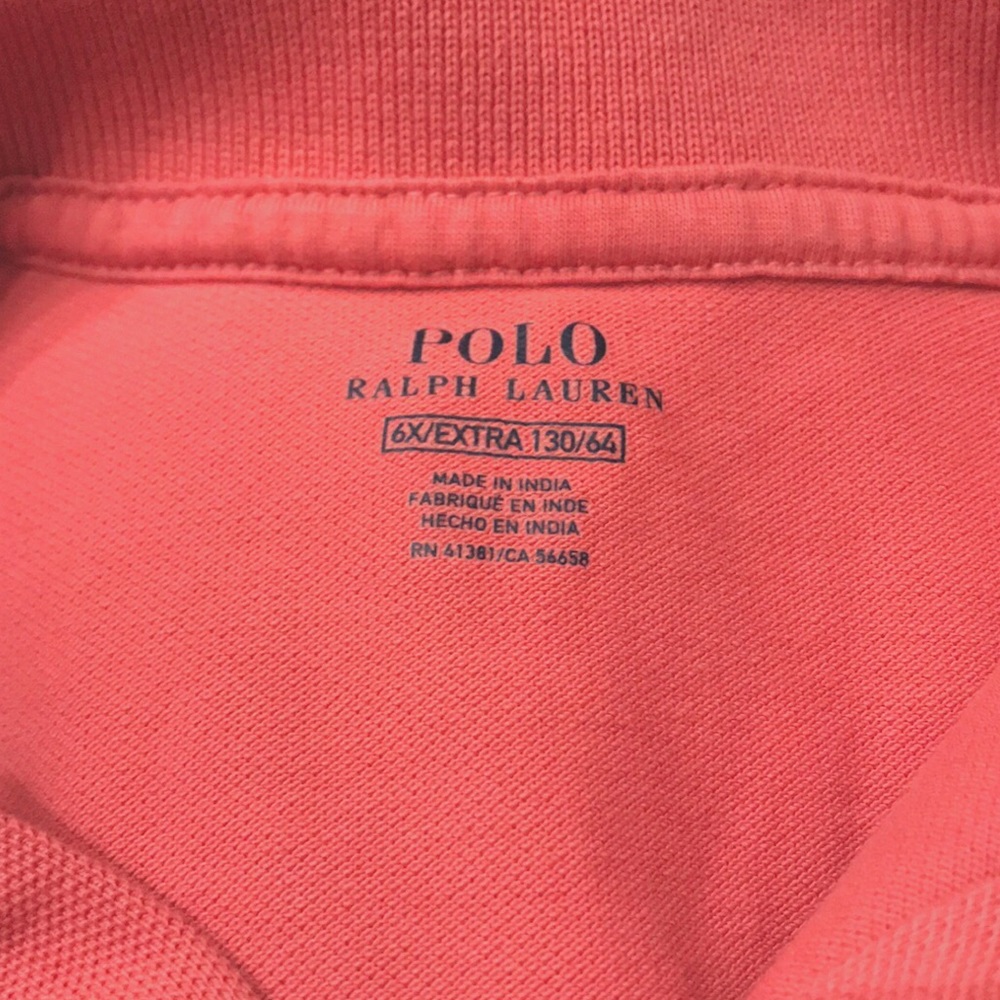 NWOT Ralph Lauren Girls Sunrise Polo Shirt - Picture 4 of 5